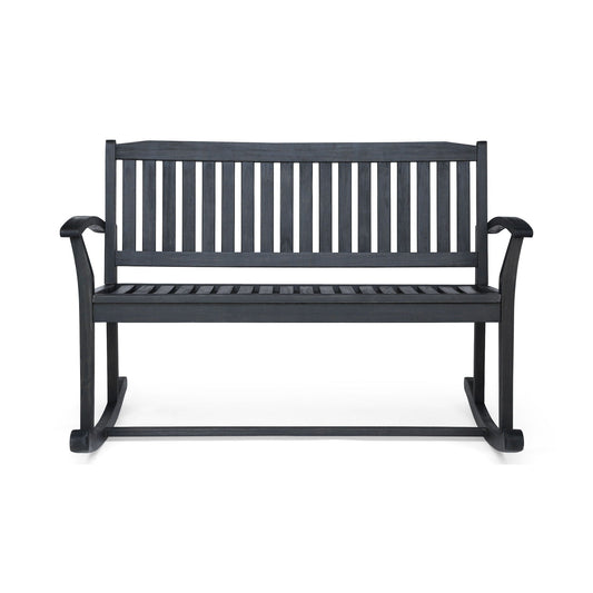 Baxter Rocking Loveseat - Dark Gray