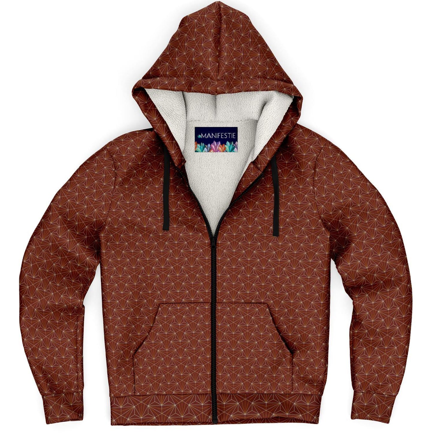 Terra Cotta Sacred Connections Premium Sherpa Lined Zip Hoodie