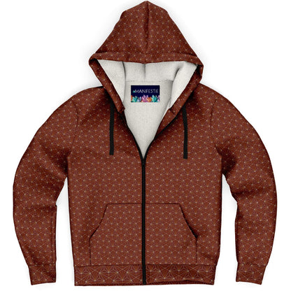 Terra Cotta Sacred Connections Premium Sherpa Lined Zip Hoodie