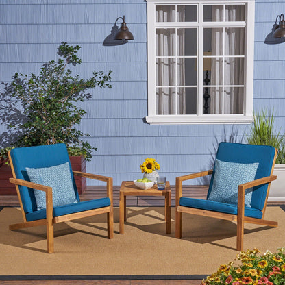 Celestaria 3 Piece Outdoor Chat Set with Adirondack Chairs