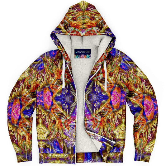 Nirvana Bliss Premium Sherpa Lined Zip Hoodie