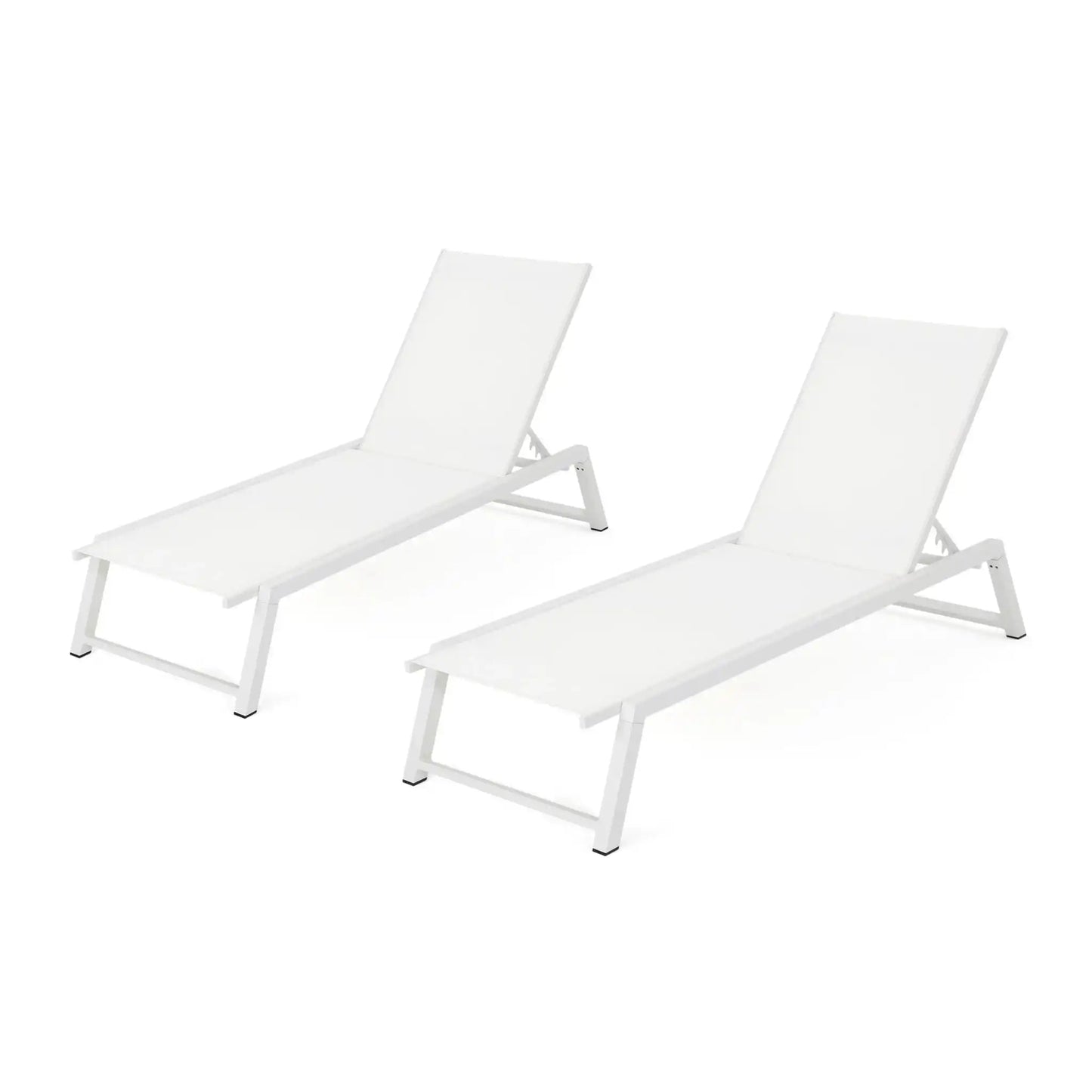 Myers Modern Chaise Lounge Set With Adjustable Back