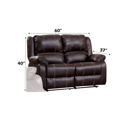 Zuriel Synthetic Recliner Loveseat