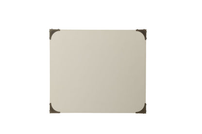 White Finish Accent Table