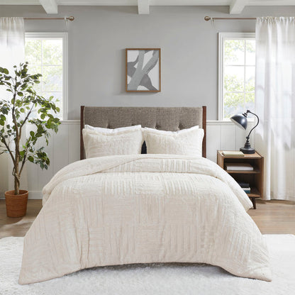 Twin Fur Down Alternative Comforter Mini Set