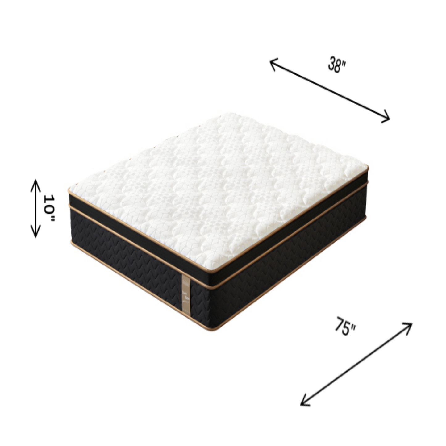 Home 10" Flexpedic Luxury Memory Foam & Pocket Spring Mattress