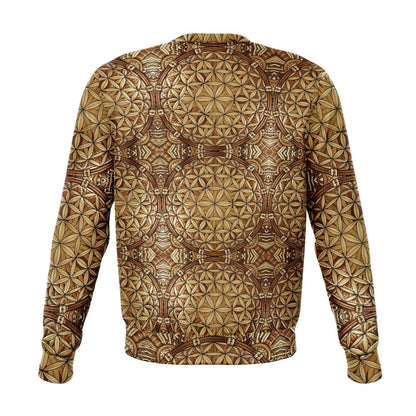 GOLD FLOWER OF LIFE unisex PREMIUM SWEATSHIRT