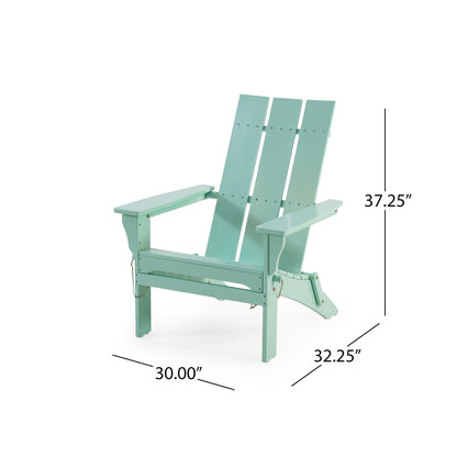 Aurascape Outdoor Comfort Foldable Adirondack Chair