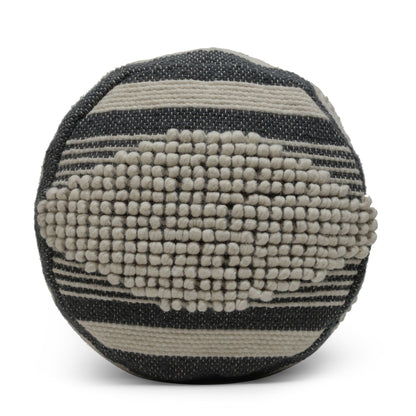 Diamond Handcrafted Cylindrical Pouf