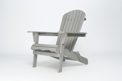 Classic Embossed Grain Adirondack Chair Set of 2