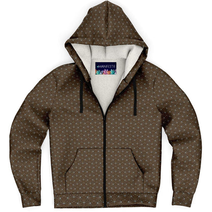Sandstone Sacred Connections Premium Sherpa Lined Zip Hoodie