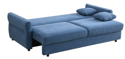 Haran Fabric Pull-Out Sleeper with Storage
