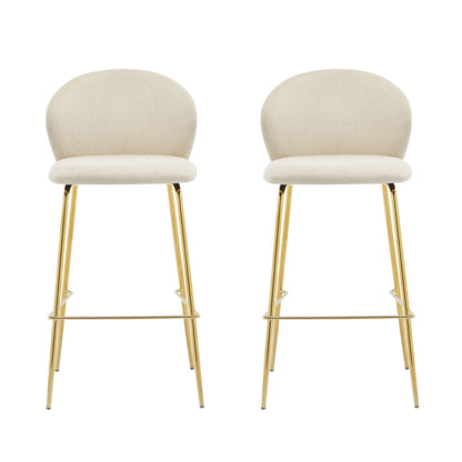 Kira Upholstered Bar Stool Set of 2