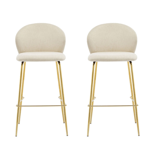 Kira Upholstered Bar Stool Set of 2
