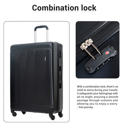 GigaTech 9-Piece Black Luggage Set With TSA Lock