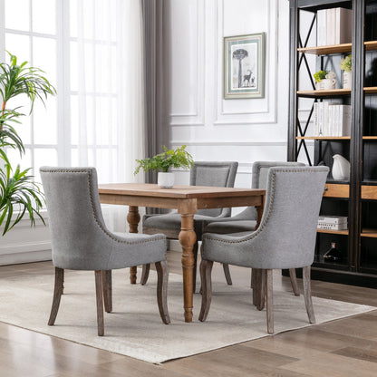 A&A Furniture Ultra Side Dining Chair Set of 2