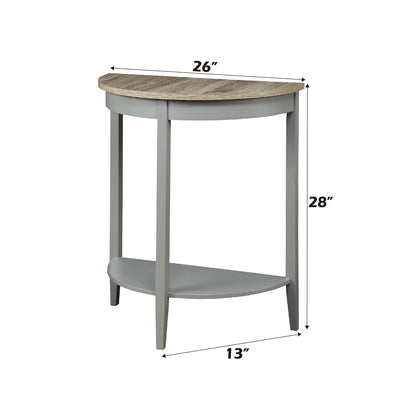 Justino Console Table - Gray / Oak
