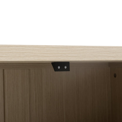 Sideboard Buffet Cabinet with 4 Doors and Adjustable Shelves