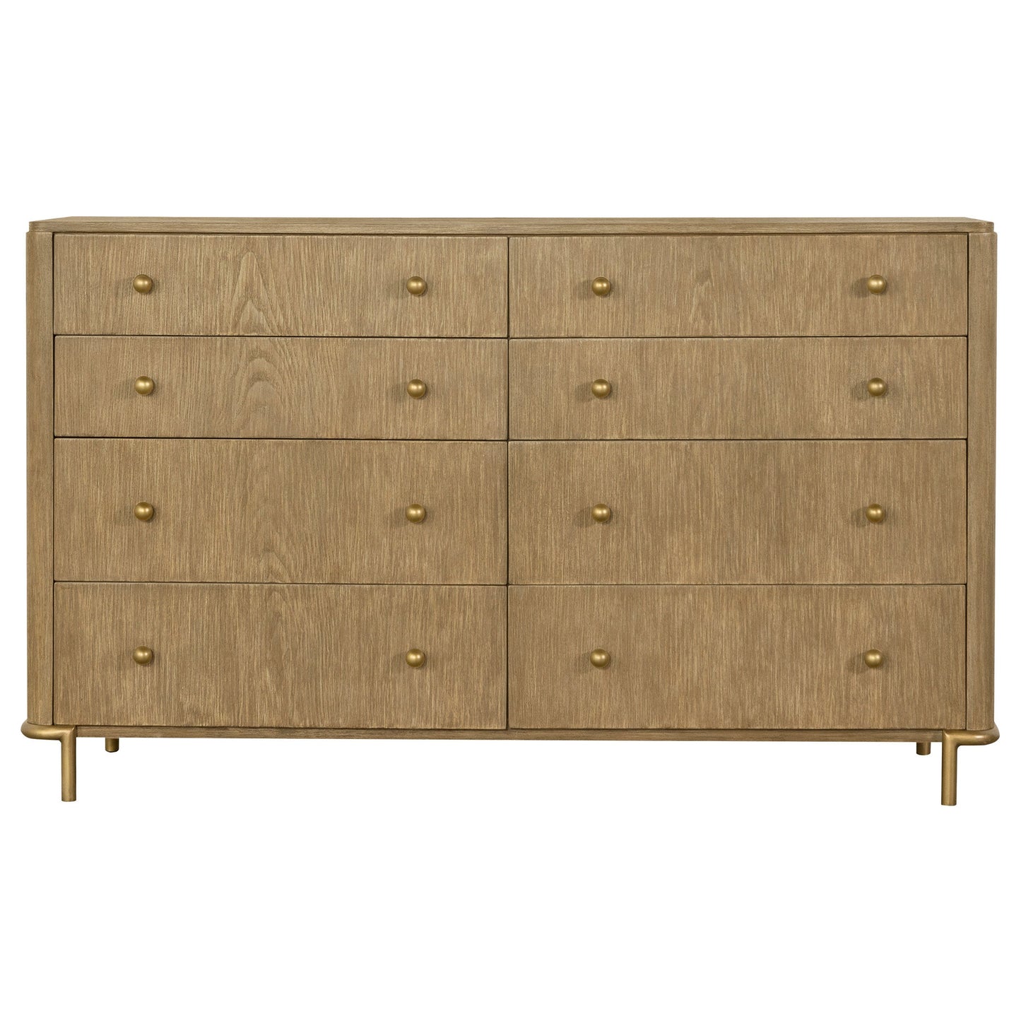 Stevie Sand Wash Natural Cane 4-Piece Eastern King Bedroom Set