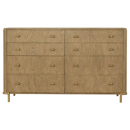 Stevie Sand Wash Natural Cane 4-Piece Eastern King Bedroom Set