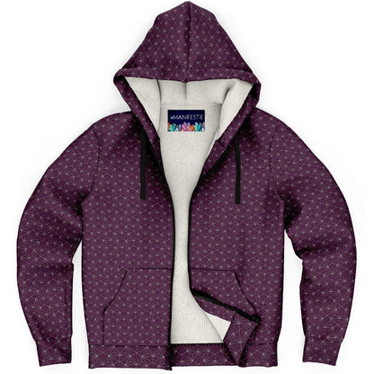 Ruby Sacred Connections Premium Sherpa Lined Zip Hoodie