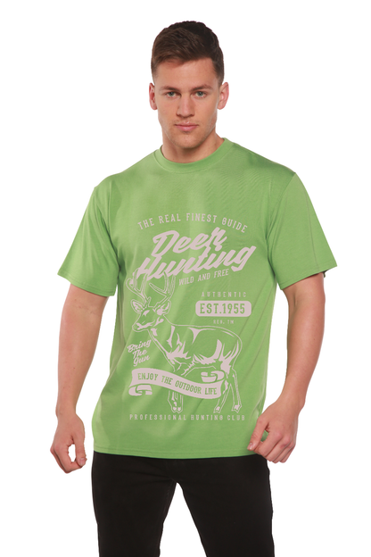 Deer Hunting Men's Bamboo Viscose/Organic Cotton Short Sleeve Graphic T-Shirt