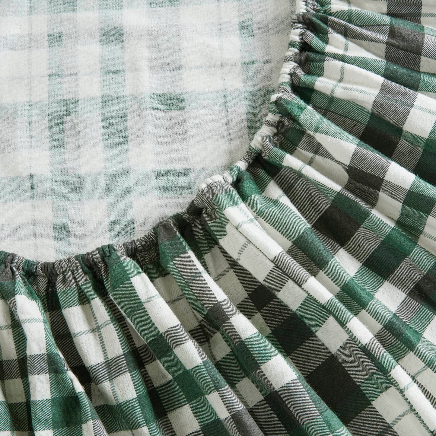 4 Pieces Queen 100% Cotton Flannel Printed Sheet Set Finton