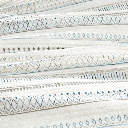 3 Piece Seersucker Quilt Set Taupe Blue King Cal King