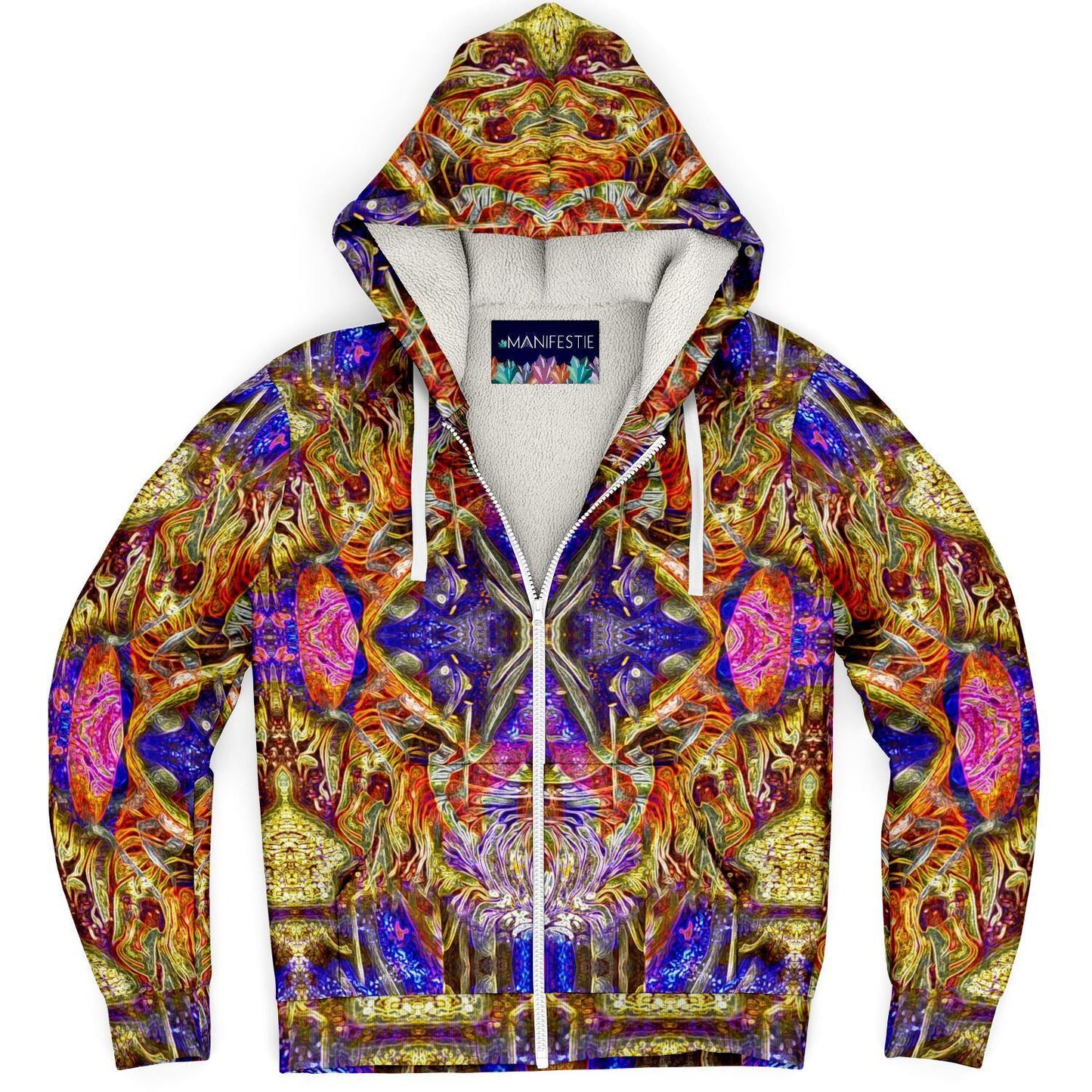 Nirvana Bliss Premium Sherpa Lined Zip Hoodie