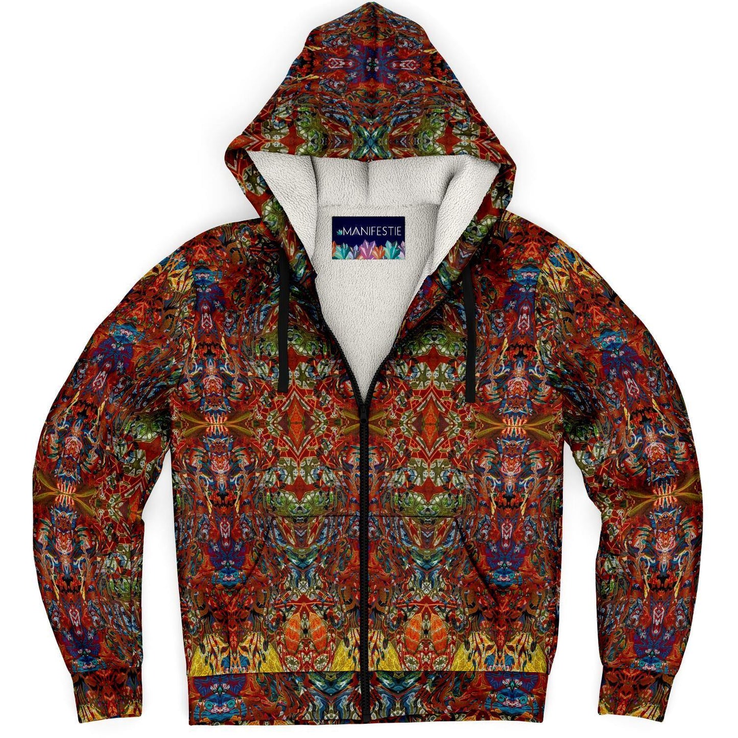 Liquid Nirvana Premium Sherpa Lined Zip Hoodie