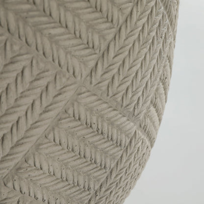 Round Concrete Planter Set of 2