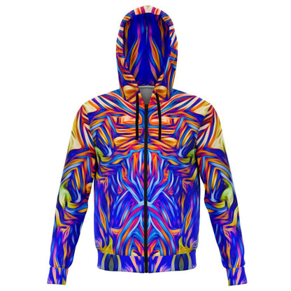 ELECTRIC FLOW PREMIUM ZIP UP HOODIE