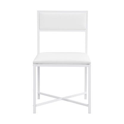 TOPMAX Modern Compact 63-inch 5-Piece Extendable Dining Table Set