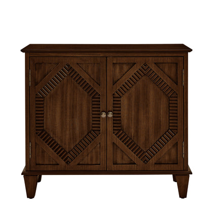 33.6' Retro Wooden Sideboard Buffet Cabinet with Storage