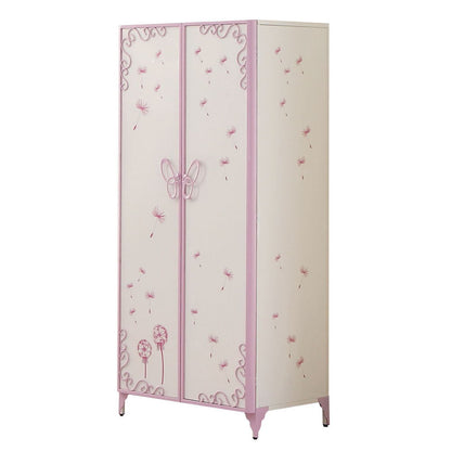 Priya II Synthetic Leather Purple Wardrobe