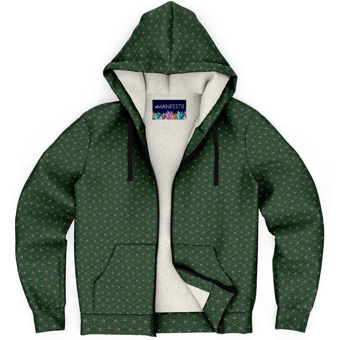 Jade Sacred Connections Premium Sherpa Lined Zip Hoodie