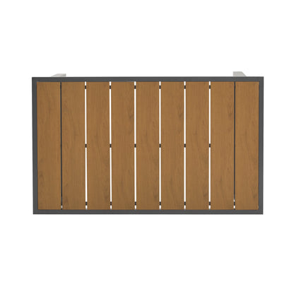 4-Pieces Outdoor Metal Patio Furniture Set with Cushions