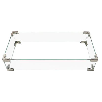K&K 43' Propane Gas Fire Pit Table, Grey