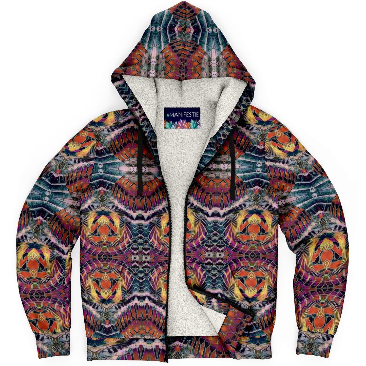 Kinich Ahau Premium Sherpa Lined Zip Hoodie