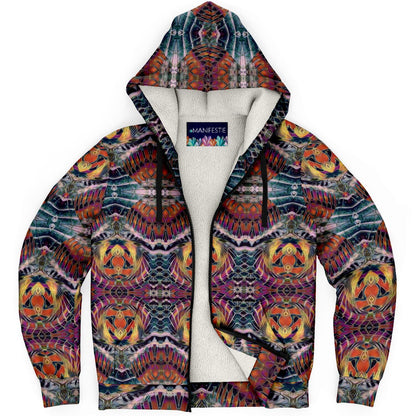 Kinich Ahau Premium Sherpa Lined Zip Hoodie
