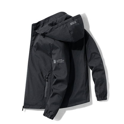Youth Handsome Fleece-lined Thick Jacket Men