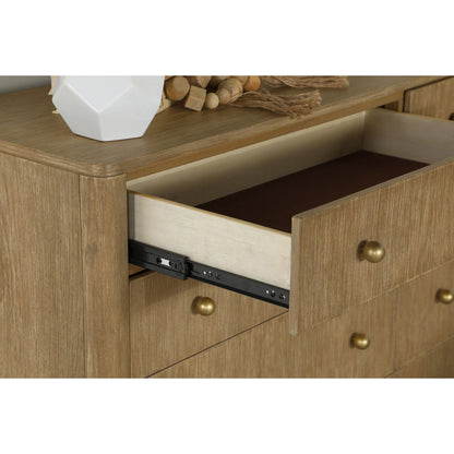 Stevie Sand Wash Natural Cane 4-Piece Eastern King Bedroom Set