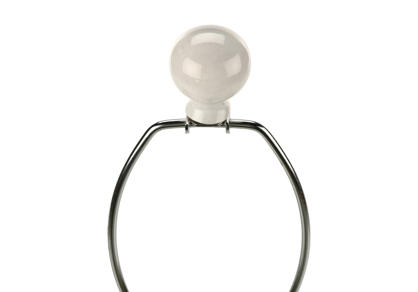Contemporary 33"h Table Lamp with Ivory Shade and Cream Ceramic Base