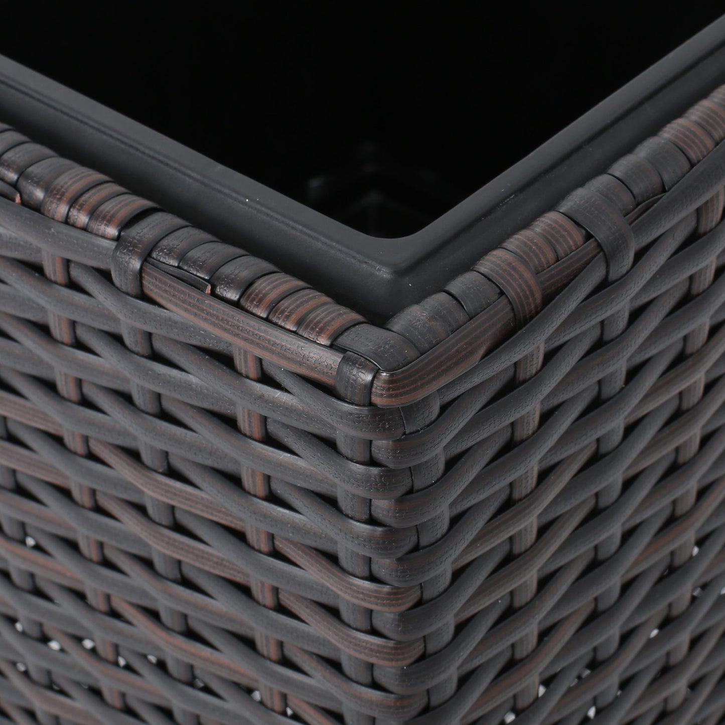 Rattan Flower Pot - Brown
