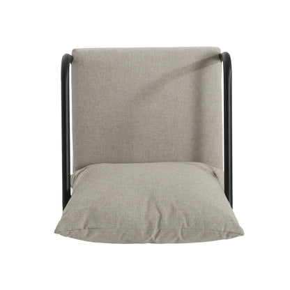 Leora Modern Minimalist Round Tube Sofa Chair with Cushions