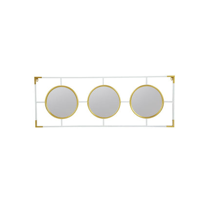 3 Mirror Piece Wall Mirror in Rectangular Frame