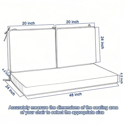 Deep Seat Waterproof Replacement Patio Chair Cushions