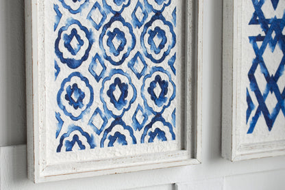 The Mariner’s Motif™ – Set of Coordinated Indigo Panels