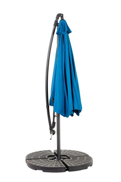 10ft Offset Hanging Market Patio Umbrella with Easy Tilt Adjustment