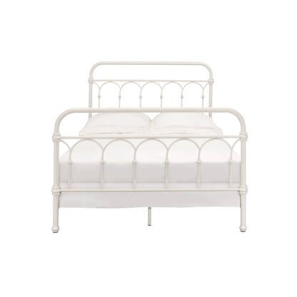 Citron Full Bed - Elegant Metal Panel Design